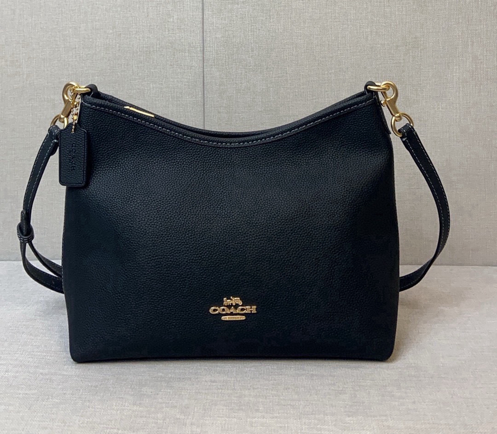 Coach Laurel Medium Shoulder Bag, Black - Picture 3 of 9